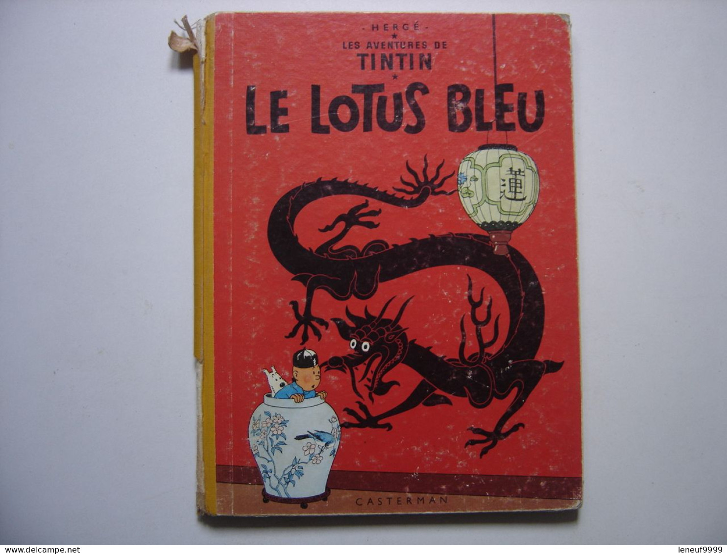 Le Lotus Bleu HERGE Les Aventures De Tintin 1960 Casterman - Tintin