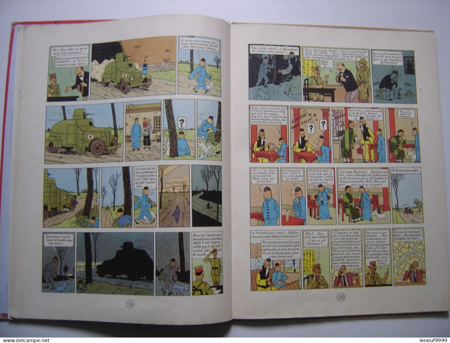 Le Lotus Bleu HERGE Les aventures de Tintin 1960 Casterman