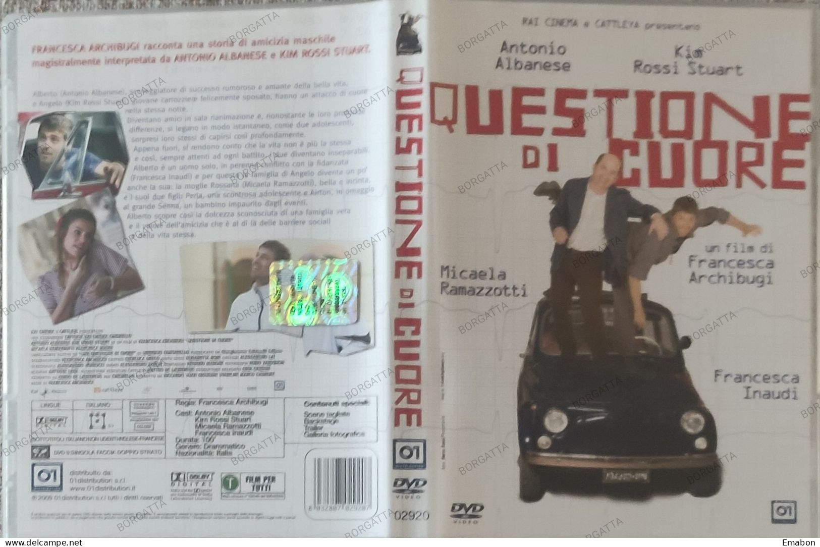 BORGATTA - DRAMMATICO - Dvd QUESTIONE DI CUORE - ALBANESE - PAL 2 DVD 9 - 01DISTRIBUTION 2009 - USATO In Buono Stato - Drame