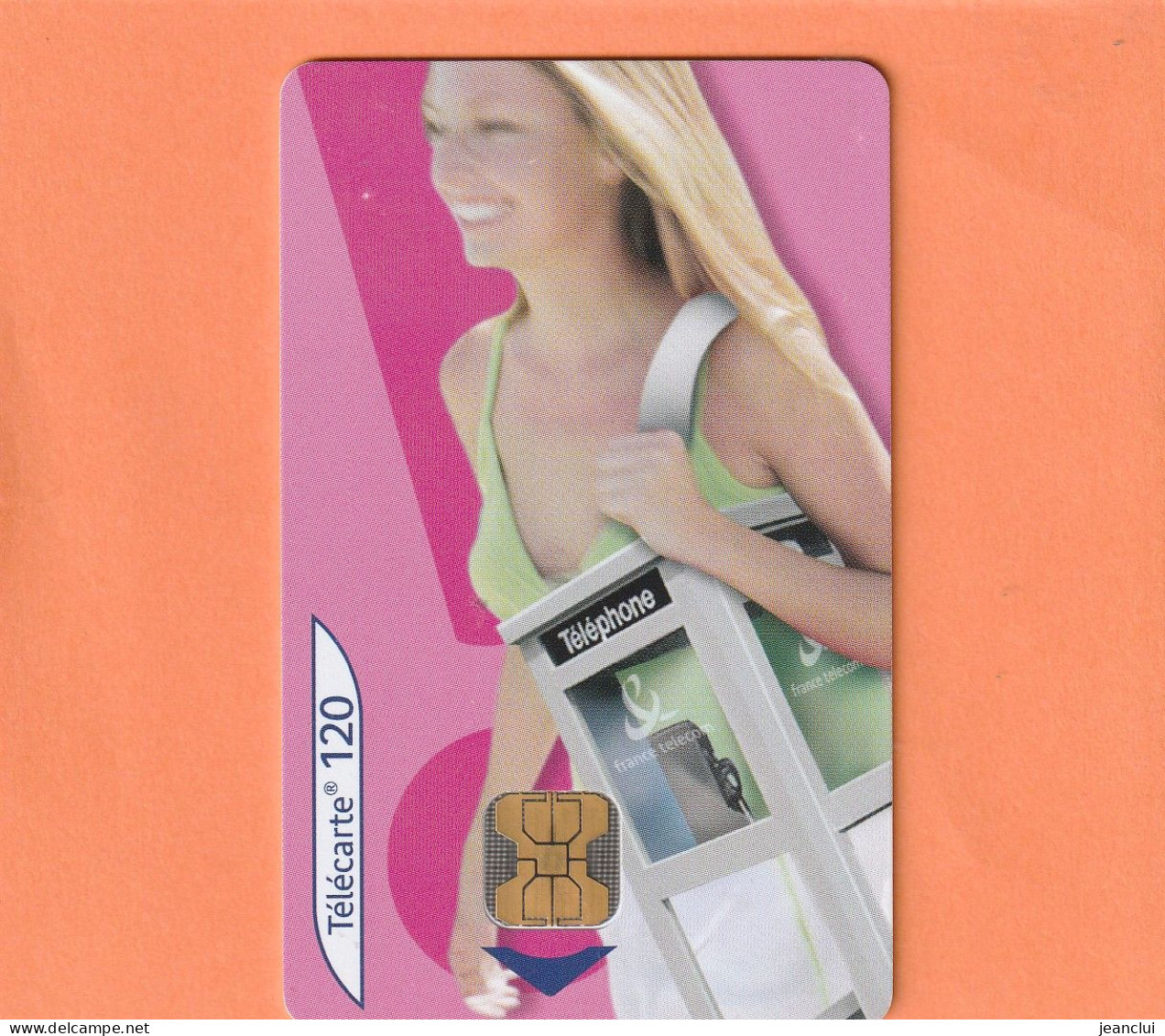 F 1323 B  -  CARTE BAGAGE . FEMME 1  . 120 U . 03/04  . OB 2  .  COTE = 5 € - 2004