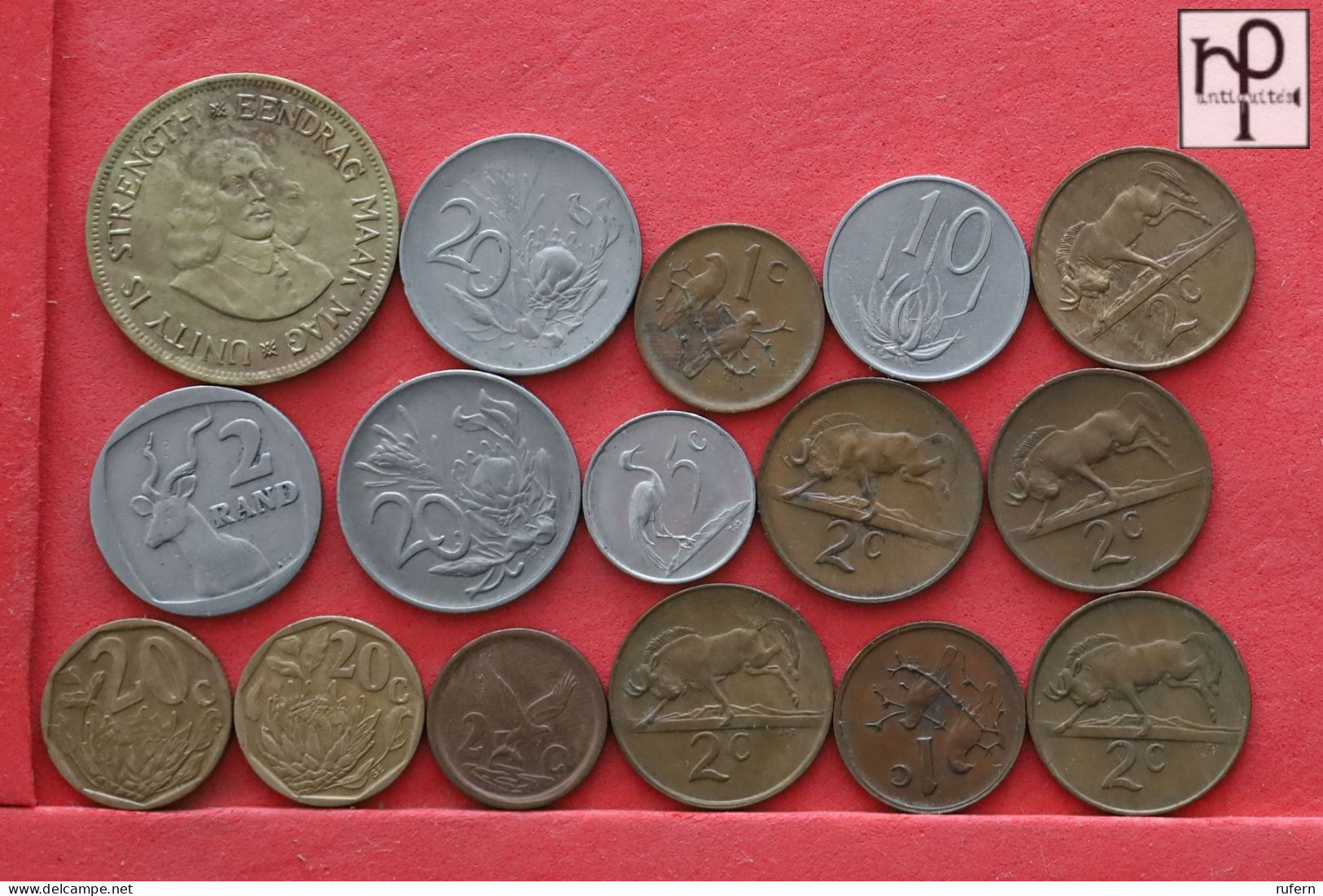 SOUTH AFRICA  - LOT - 16 COINS - 2 SCANS  - (Nº58273) - Mezclas - Monedas