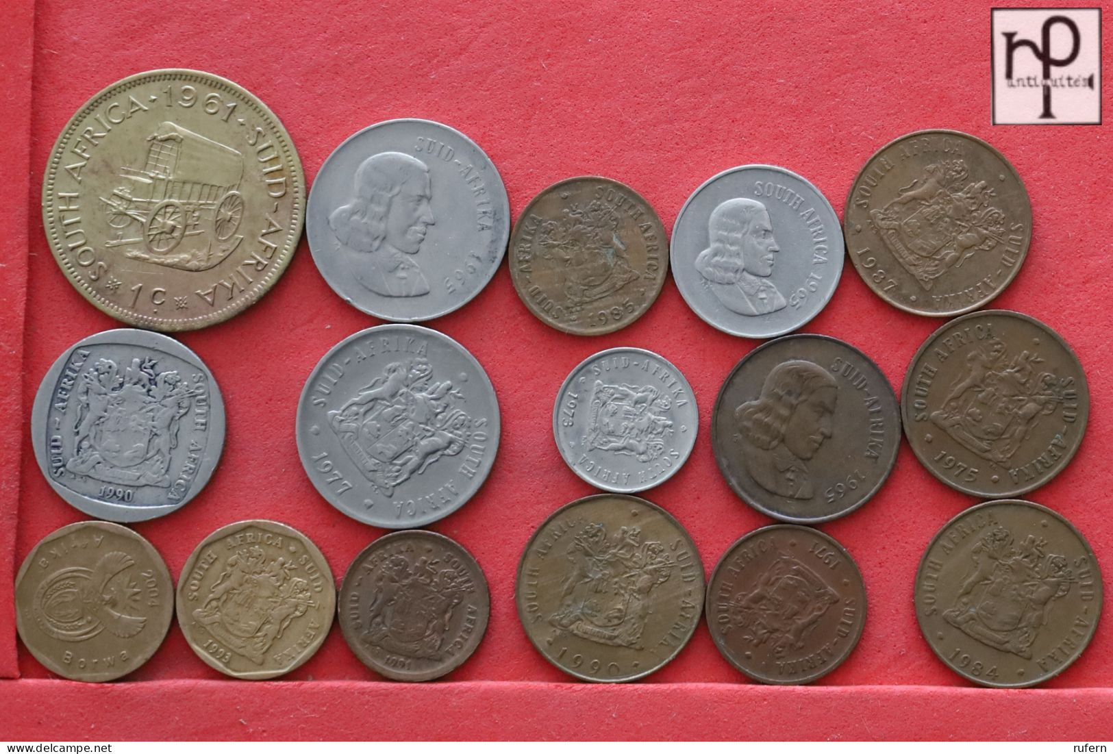 SOUTH AFRICA  - LOT - 16 COINS - 2 SCANS  - (Nº58273) - Kilowaar - Munten