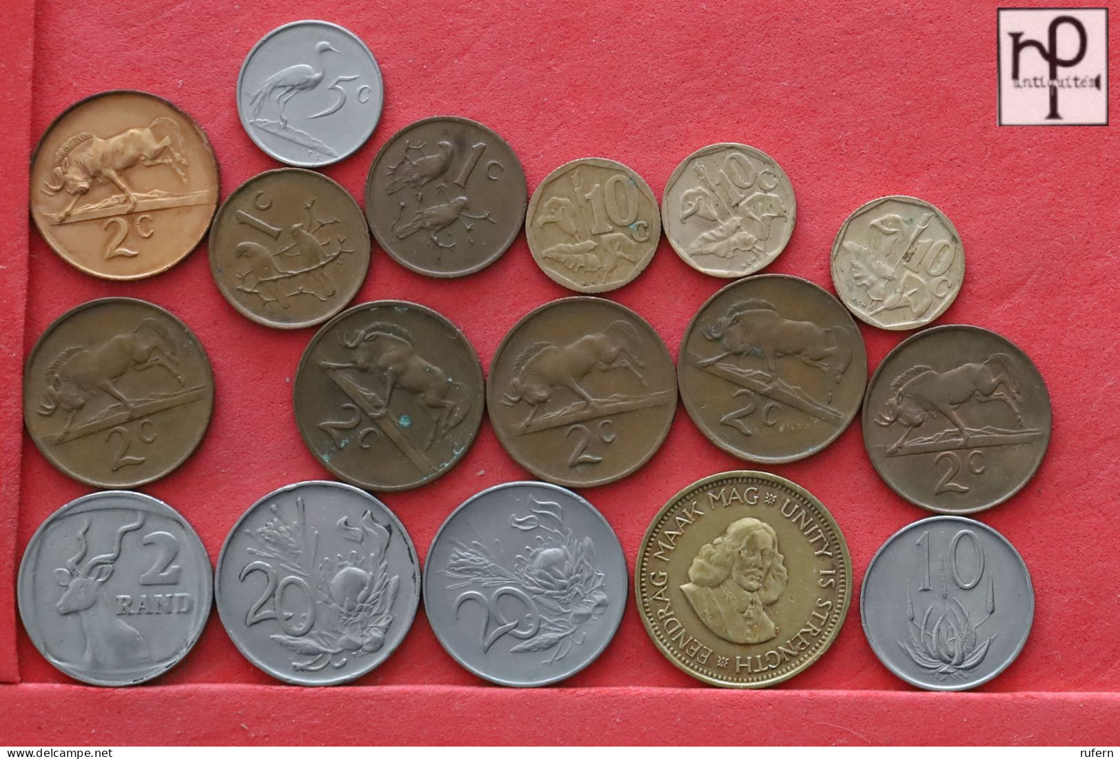 SOUTH AFRICA  - LOT - 17 COINS - 2 SCANS  - (Nº58274) - Alla Rinfusa - Monete