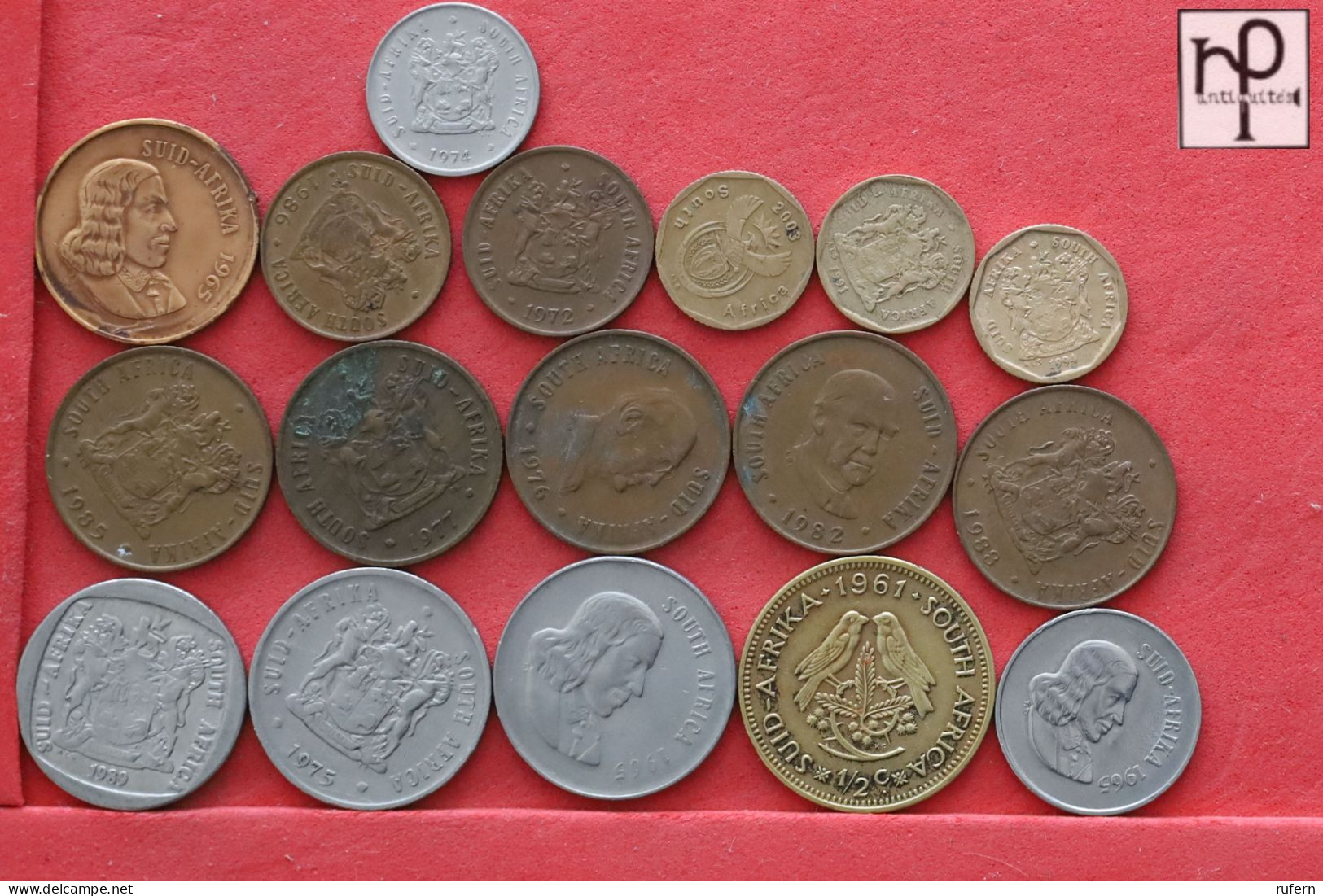 SOUTH AFRICA  - LOT - 17 COINS - 2 SCANS  - (Nº58274) - Lots & Kiloware - Coins