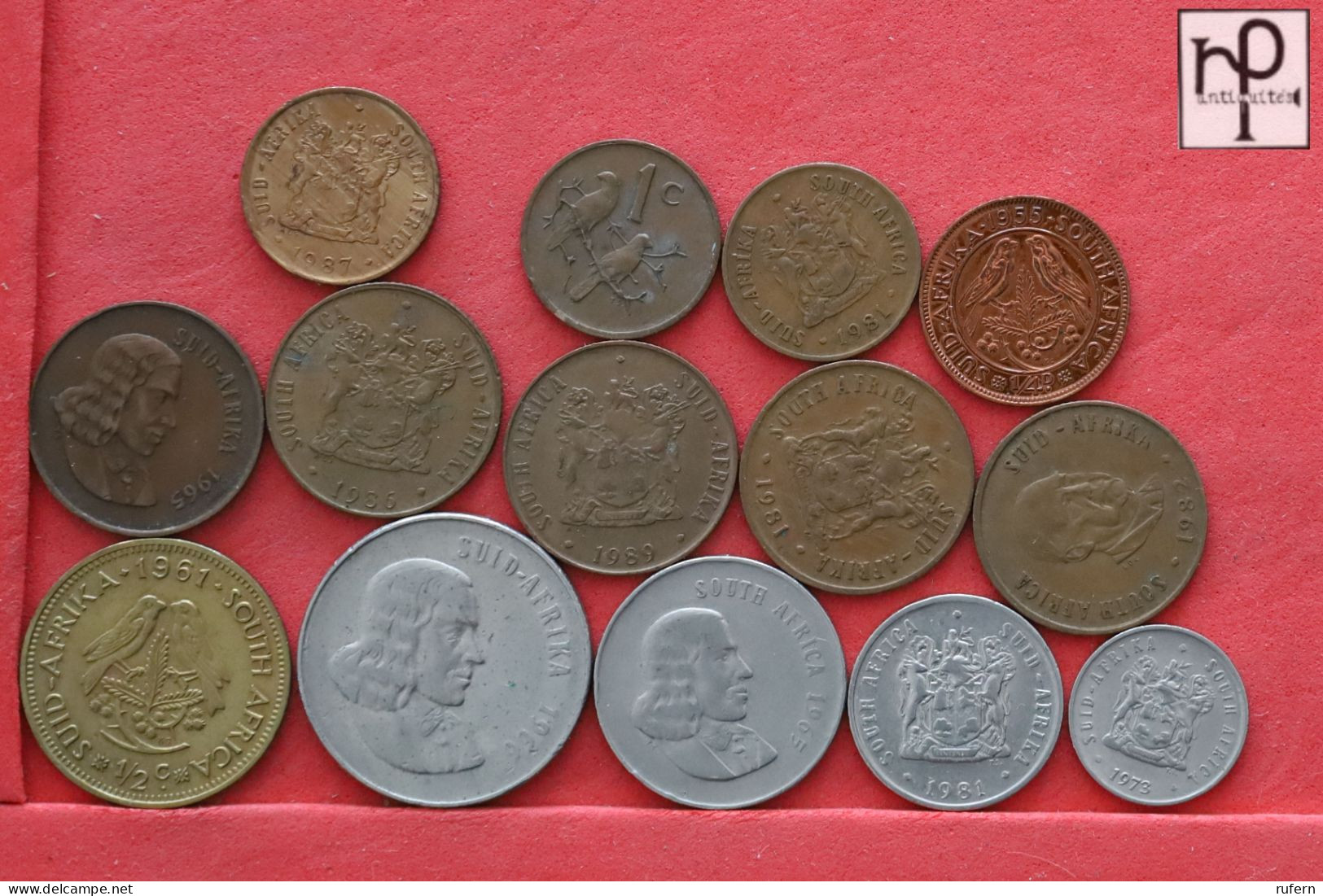 SOUTH AFRICA  - LOT - 14 COINS - 2 SCANS  - (Nº58277) - Kiloware - Münzen