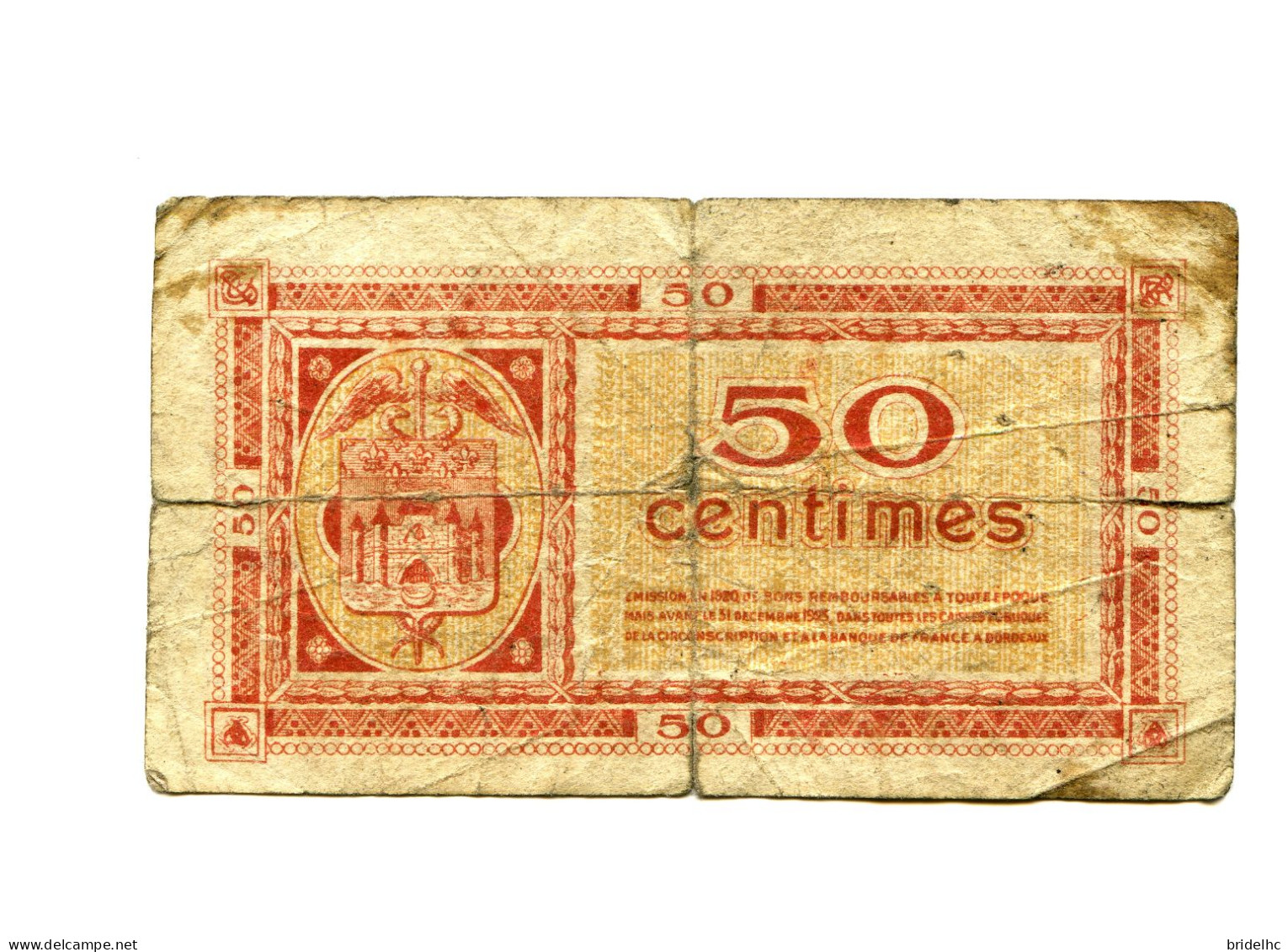 50 Centimes Chambre De Commerce Bordeaux - Handelskammer