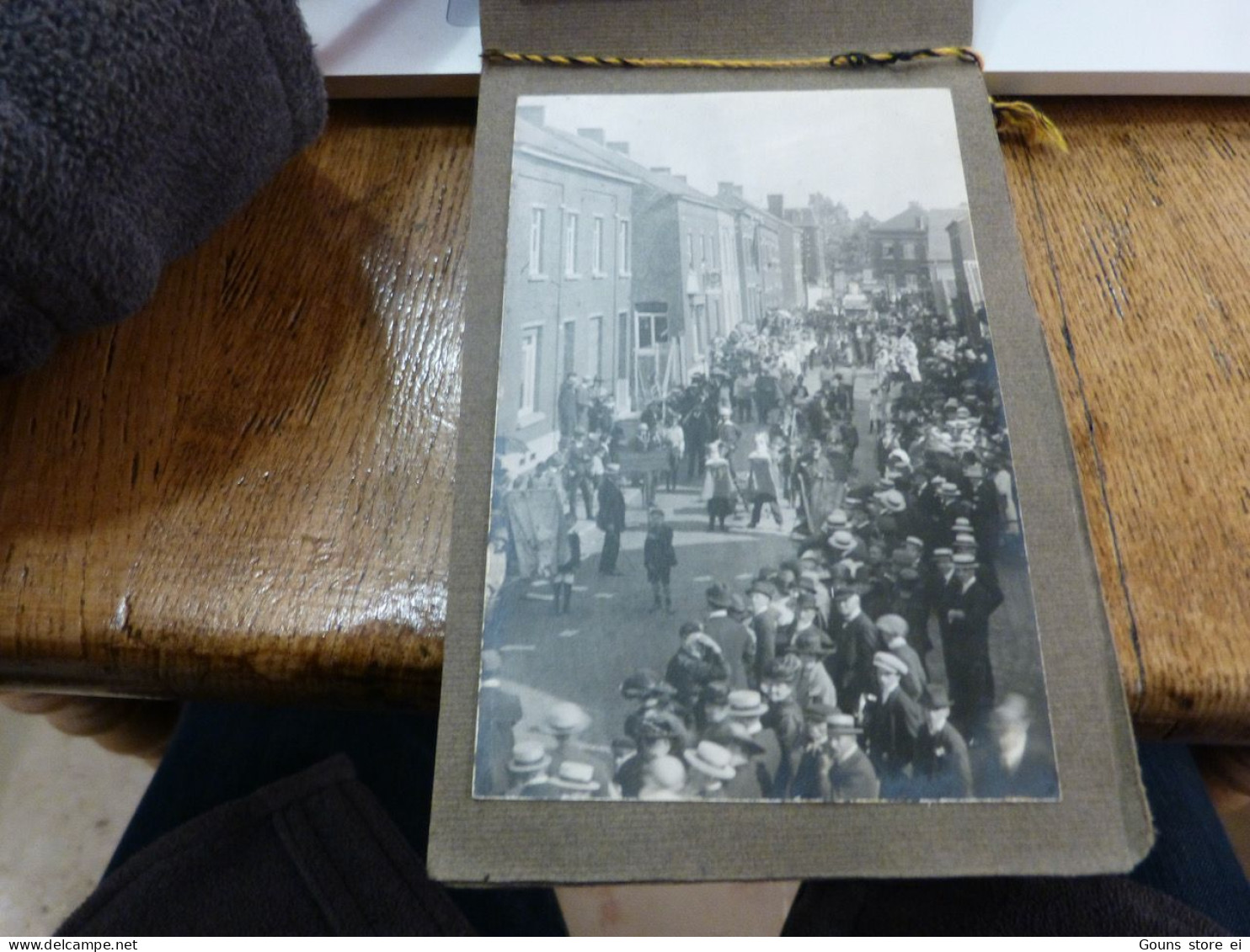 BC13-28 Carnet de 12 cartes photos 1922 Courcelles Trazegnies Souvenir des fêtes de Pentecote