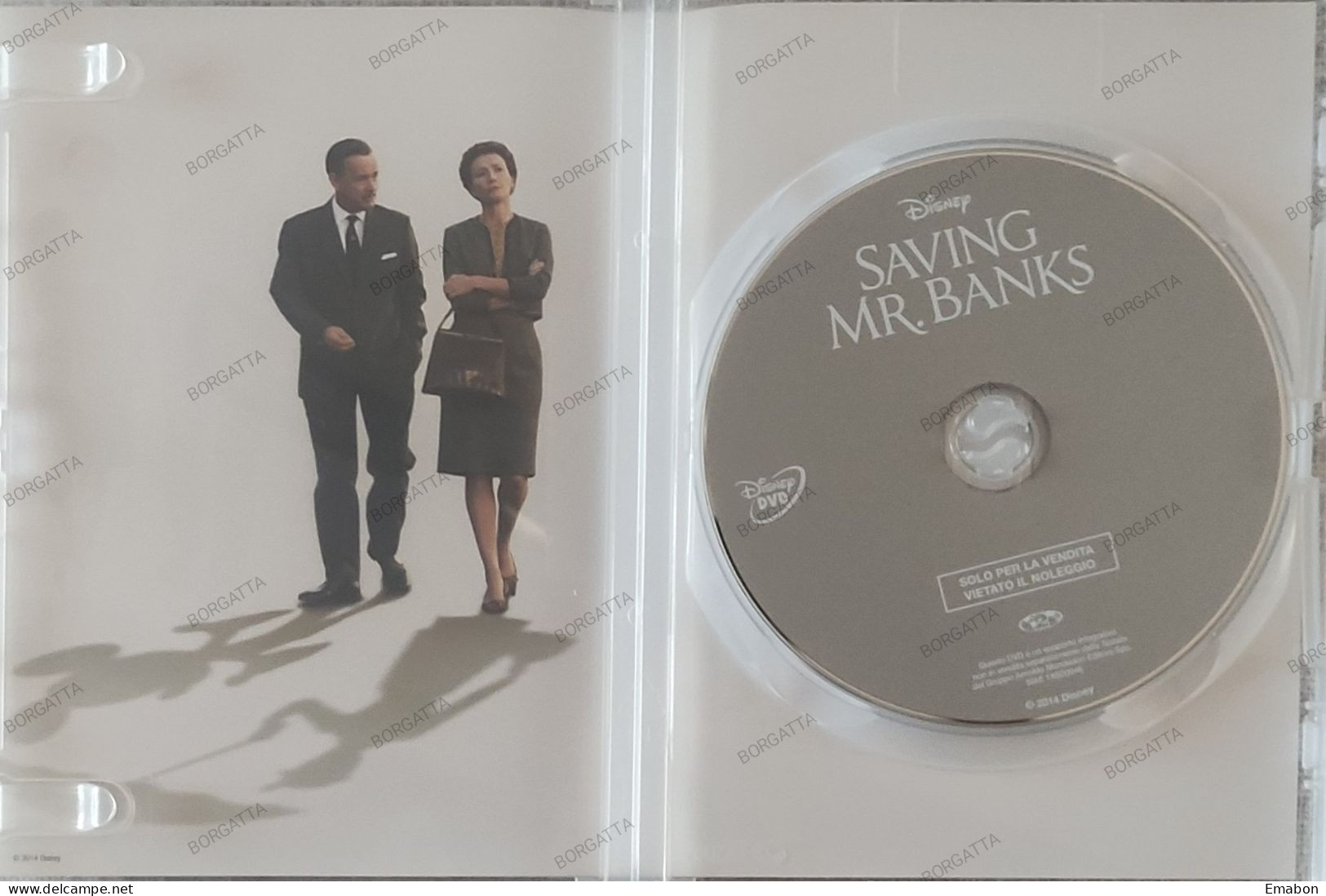 BORGATTA - DRAMMATICO - Dvd SAVING MR BANKS - TOM HANKS - PAL 2 DVD 9 - DISNEY 2009 - USATO In Buono Stato - Dramma