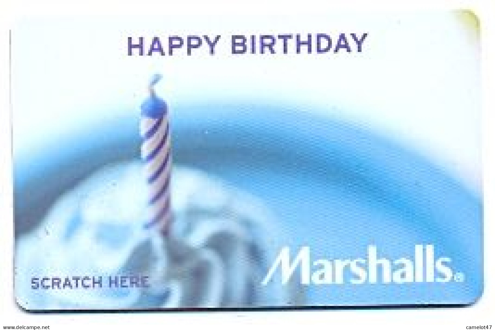 Marshalls, U.S.A., Carte Cadeau Pour Collection, Sans Valeur, # Marshalls-32 - Gift And Loyalty Cards