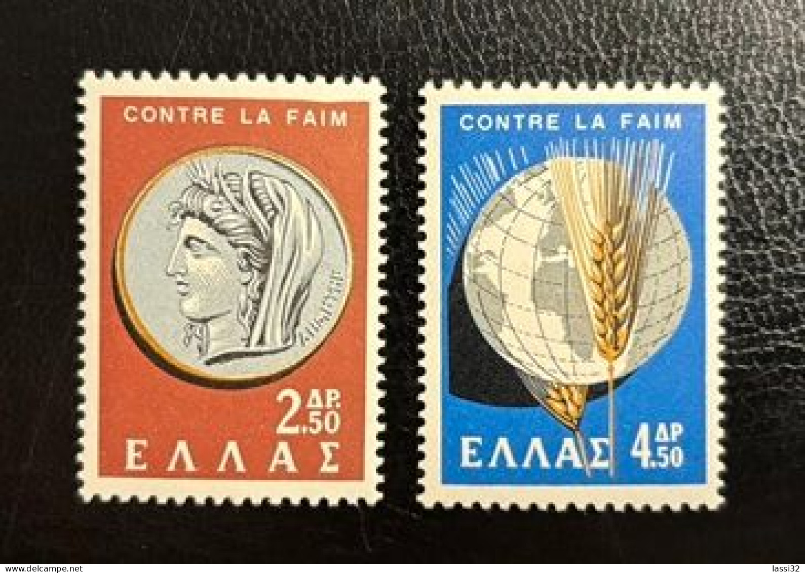 GREECE, 1962-63, FARMERS FUND AND WORLD HUNGER, MNH - Ongebruikt