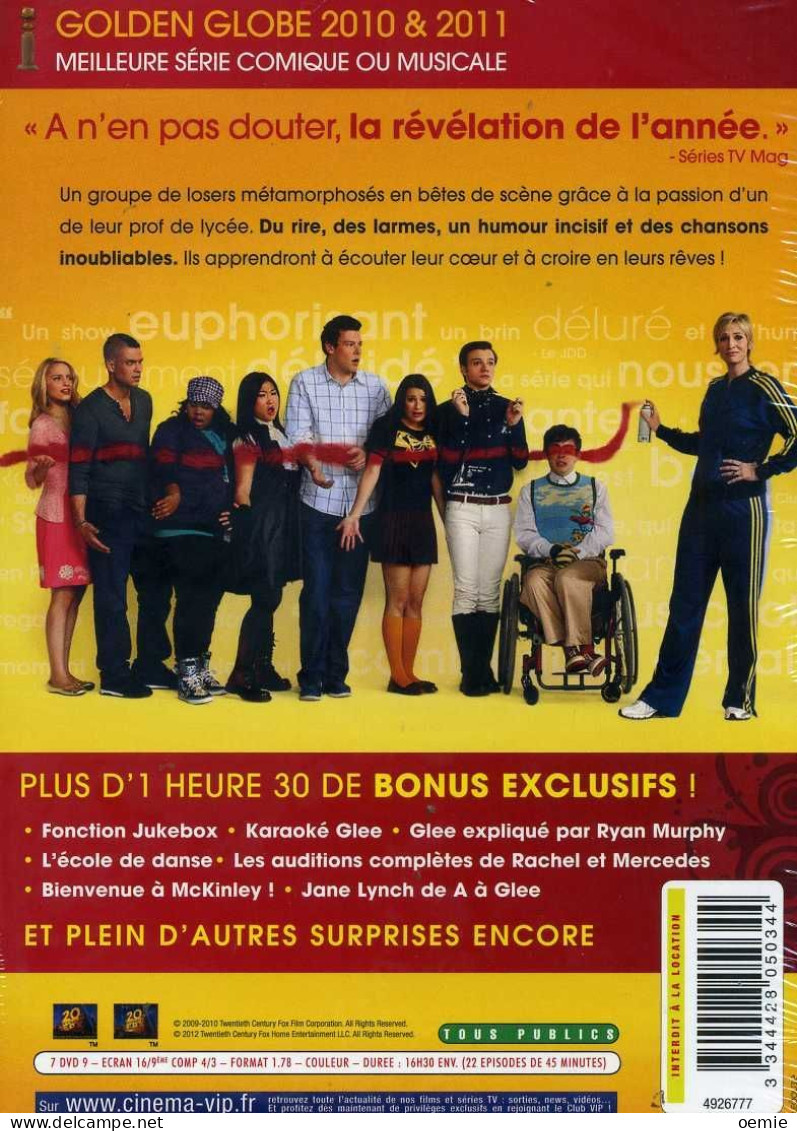 GLEE  L INTEGRALE DE LA  SAISON  1 -  ( 7  DVD  )      22 EPISODES DE 45Mm ENVIRON - Comedy