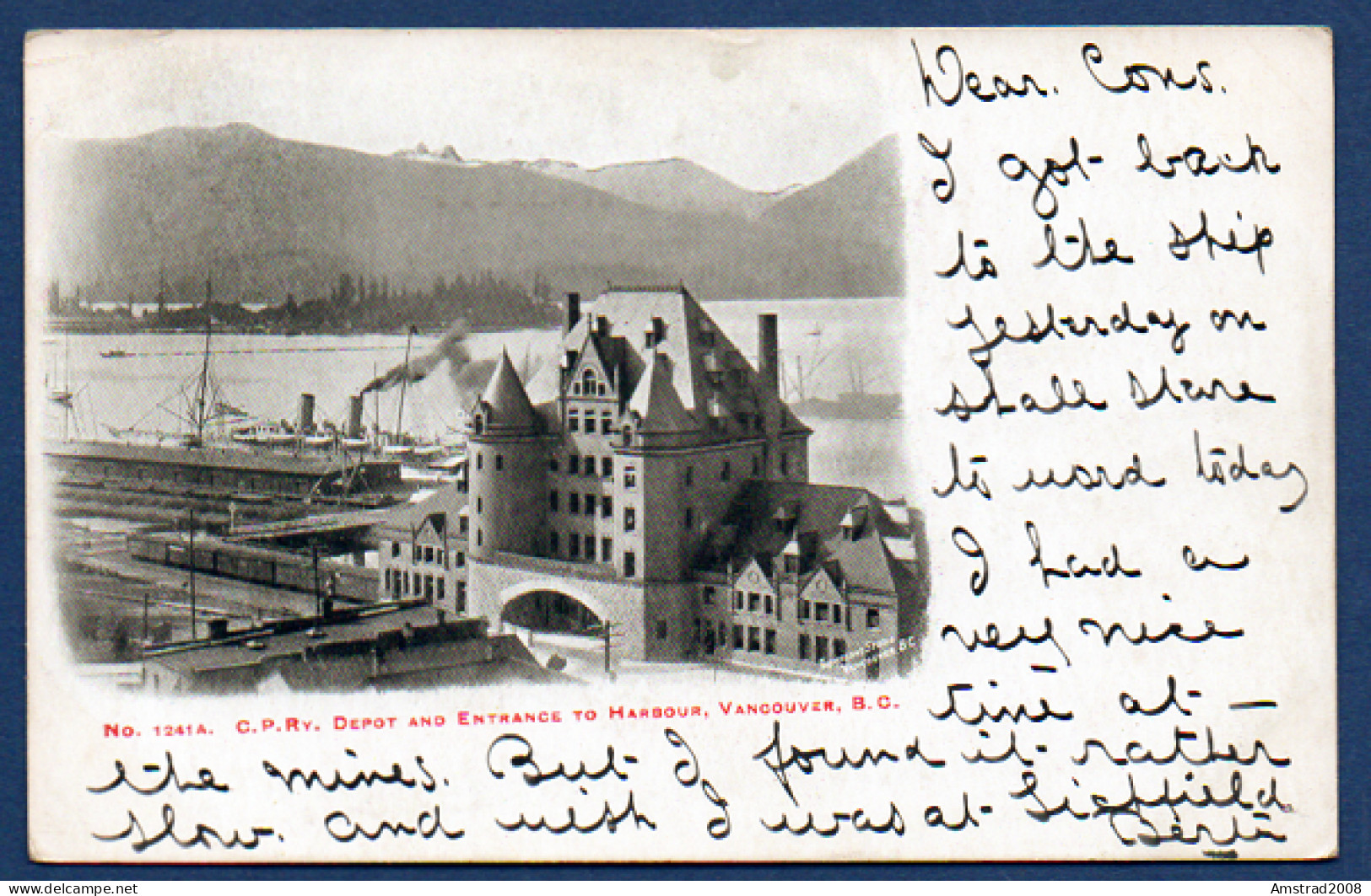 C.P.Ry - DEPOT AND ENTRANCE TO HARBOUR - VANCOUVER - B.C.  - CANADA - Vancouver