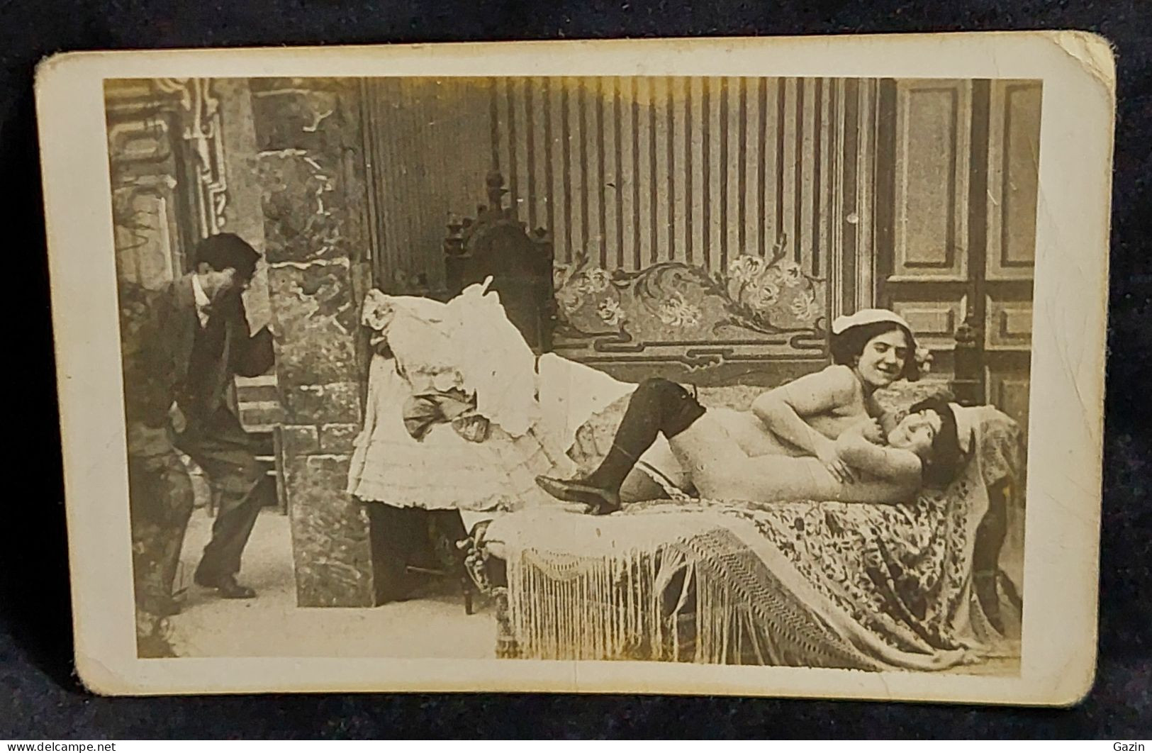 C6/9 - Erótico * Mulheres * Lésbicas * Homem * Porno  * Grupo * Desnudos * Antique * Photo - Unclassified