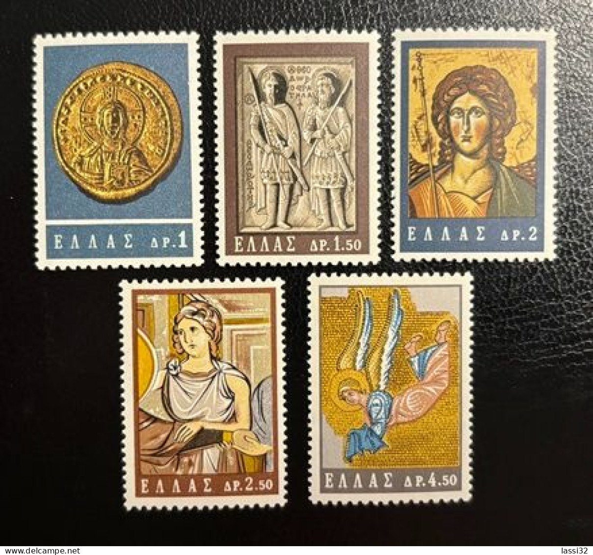 GREECE, 1964,  BYZANTINE ART EXHIBITION, MNH - Unused Stamps