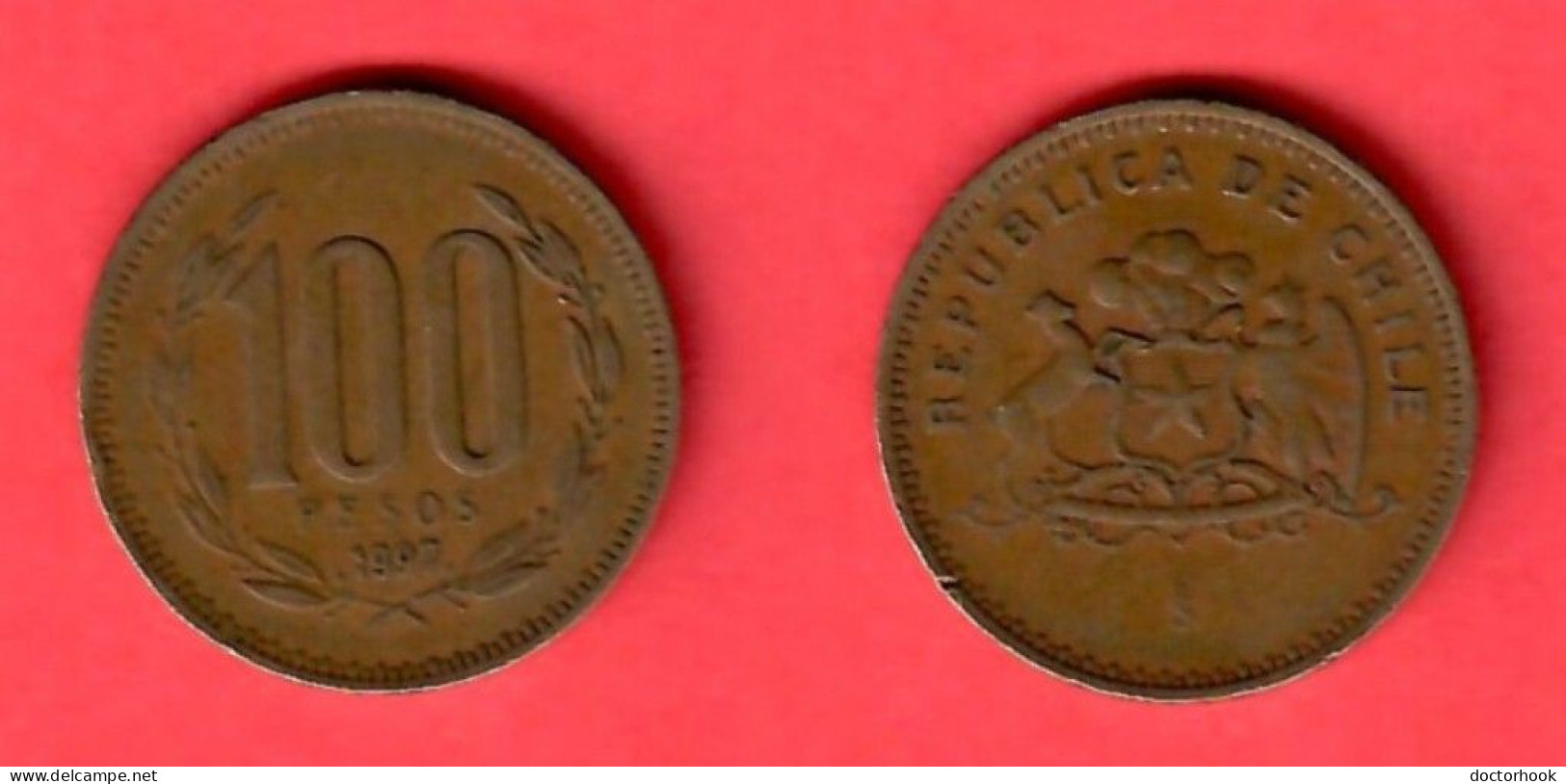 CHILE  100 PESOS 1997 (KM # 226) #7648 - Chile