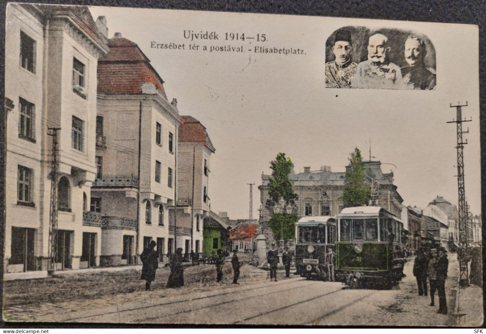 1905 Novi Sad Trams IN FOREFRONT Rare Item I- VF 202 - Serbien