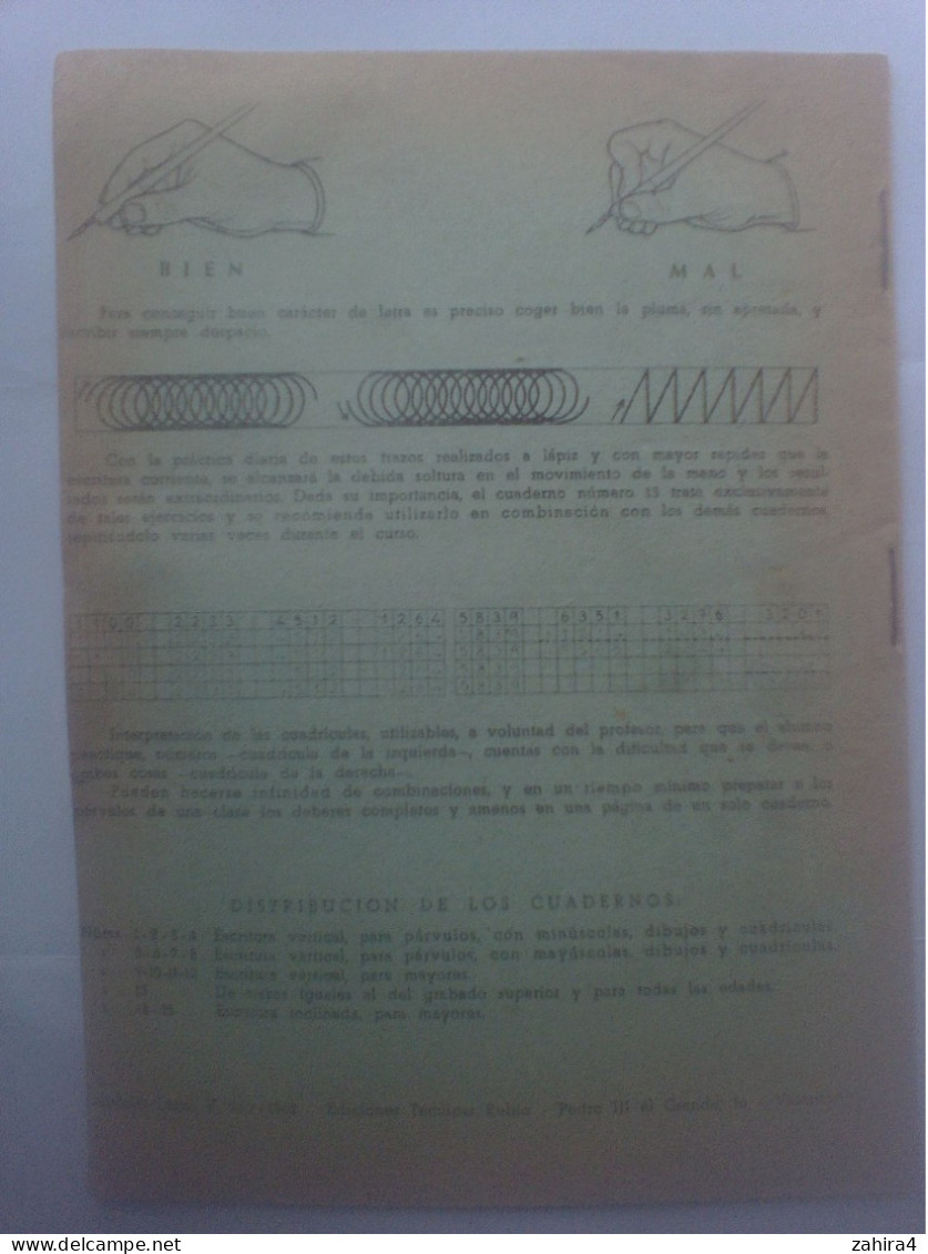 Ecole - Scolaire - Rubio - Ejercicios De Trazos N°13 - édit. Técnicas Rubio Valencia - Juniors