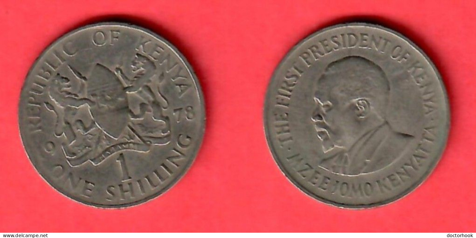 KENYA   1 SHILLING 19778 (KM # 14) #7652 - Kenya