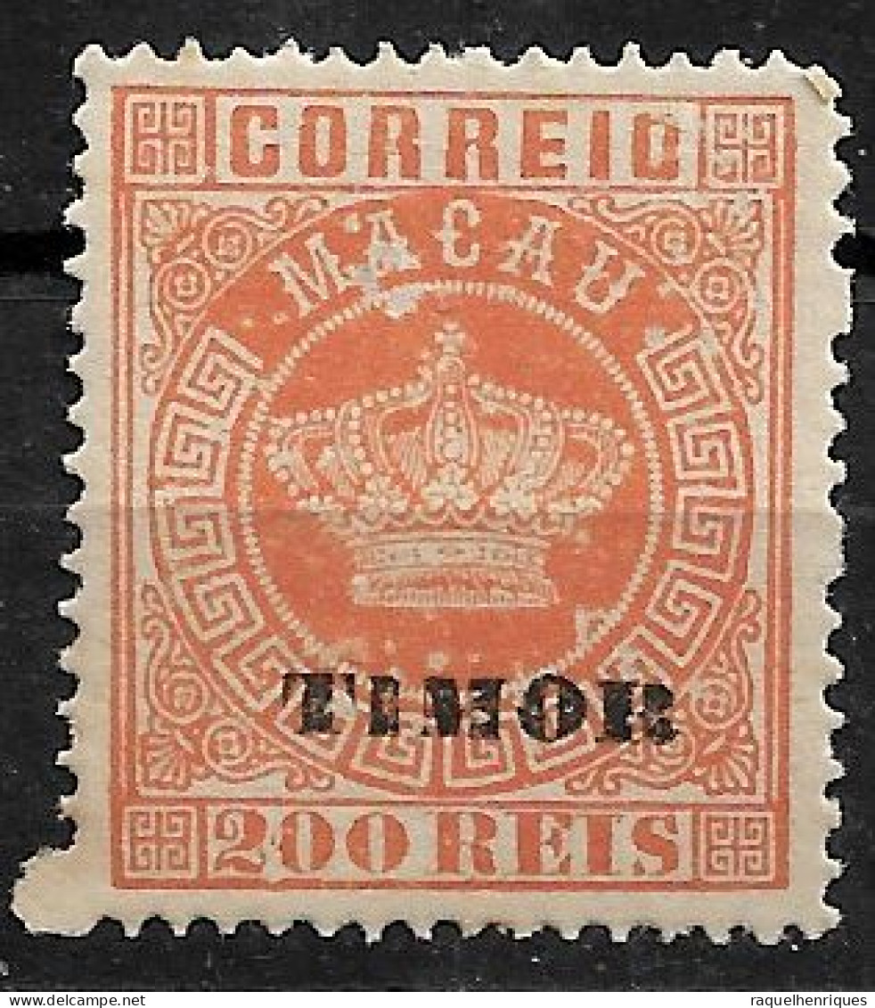 TIMOR 1884 Macau Postage Stamps Overprinted TIMOR P:13.5 MH (NP#72-P02-L7) - Timor