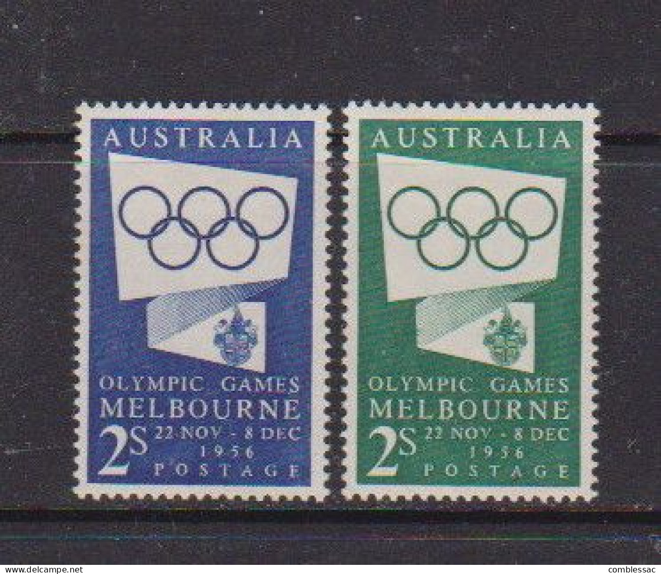 AUSTRALIA    1954   Olympic  Games    Set  Of  2   MH - Mint Stamps
