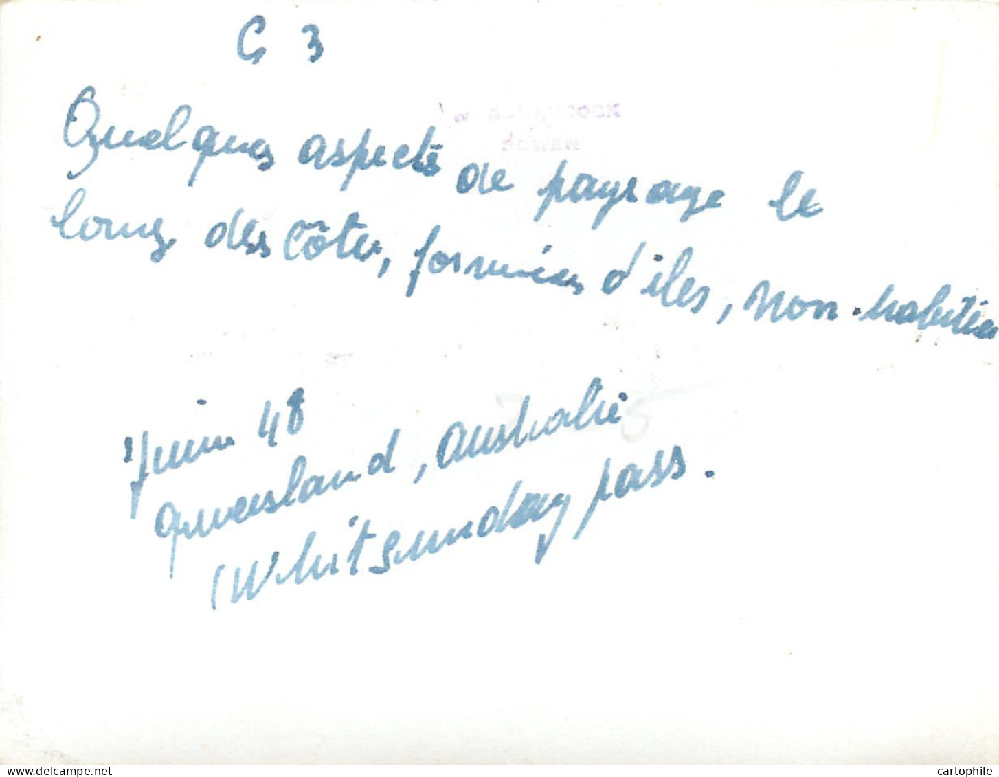 Australia - Lot de 10 photos de 1948 Barrière de Corail prise par Chollot Consulat Francais à Sydney NSW Bowen Peche