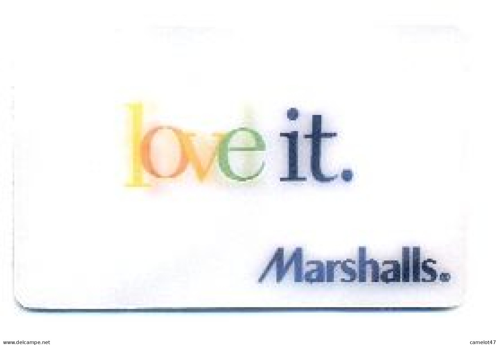 Marshalls, U.S.A., Carte Cadeau Pour Collection, Sans Valeur, # Marshalls-60  Holographic - Gift And Loyalty Cards
