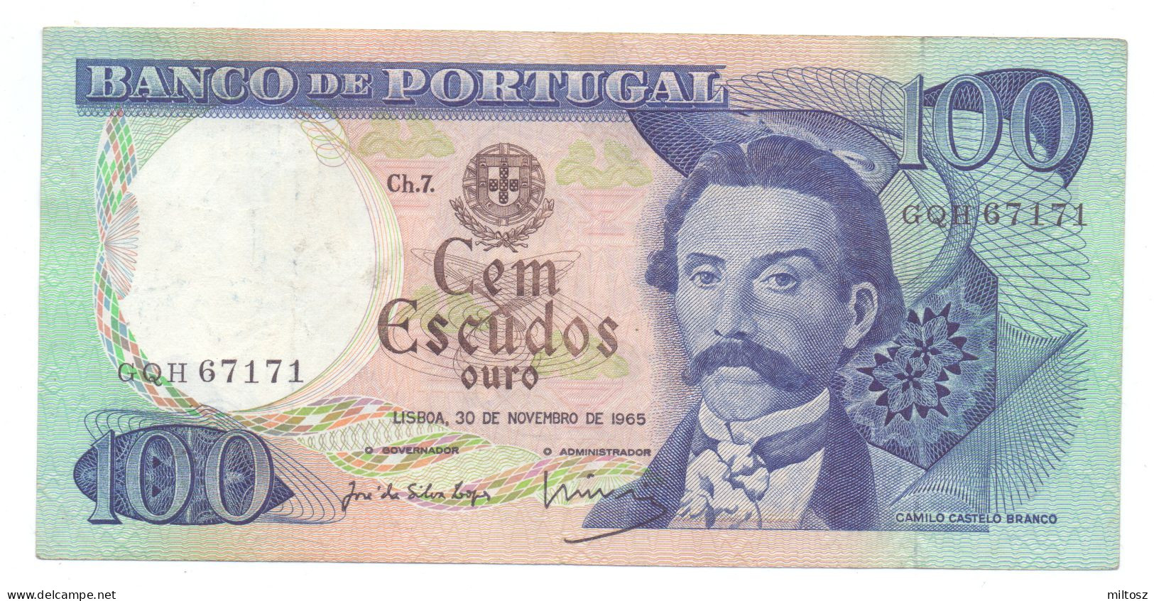 Portugal 100 Escudos 1965 - Portogallo