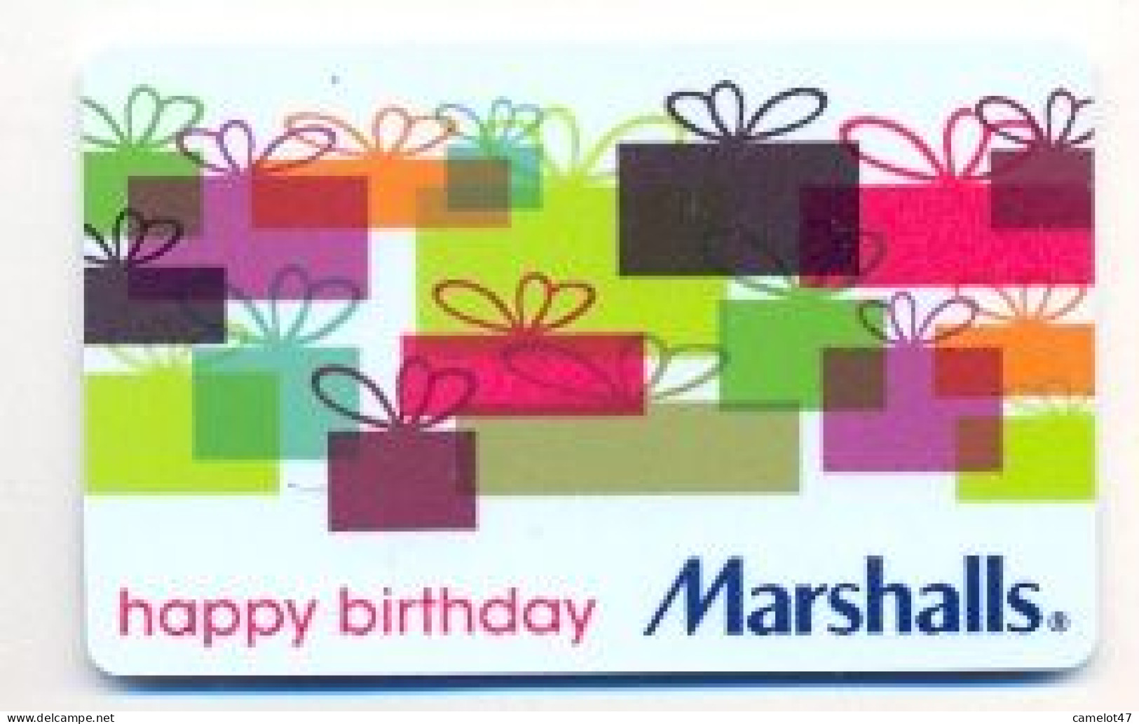 Marshalls, U.S.A., Carte Cadeau Pour Collection, Sans Valeur, # Marshalls-66 - Gift And Loyalty Cards