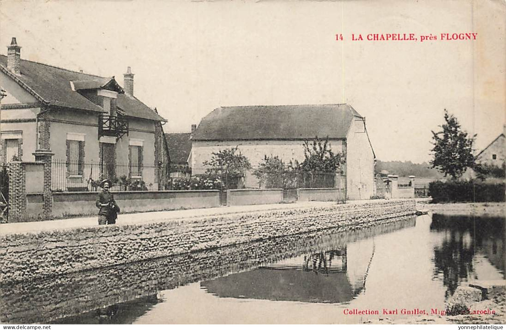 89 - YONNE - LA CHAPELLE - FLOGNY - Vue Sur La Mare, Abreuvoir - 11178 - Flogny La Chapelle