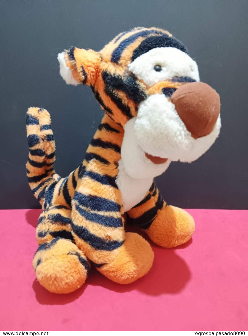 Antiguo Peluche Tiger Serie Winnie Poh Procedente De Disney Land Disney World Usa Años 70/80 - Cuddly Toys