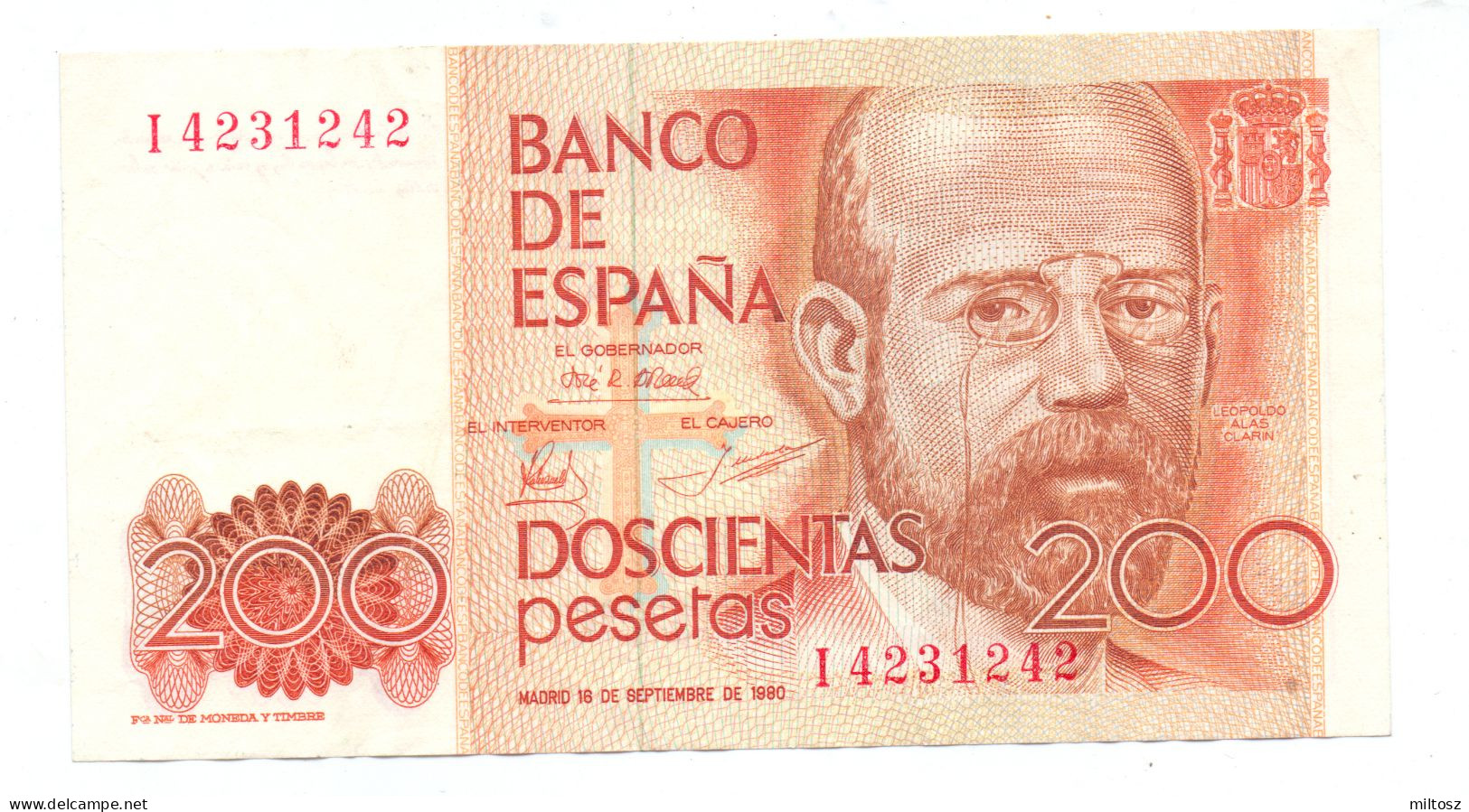 Spain 200 Pesetas 1980 - [ 4] 1975-… : Juan Carlos I