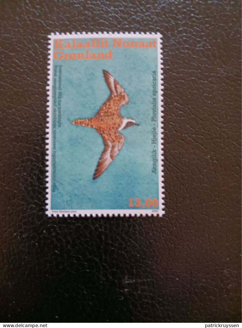 Greenland 2023 Groenland World Migratory Bird Day Pluvialis Apricaria Vogel Oiseaux Aves 1v Mnh - Ungebraucht