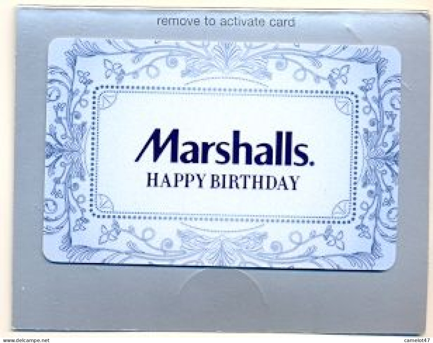 Marshalls, U.S.A., Carte Cadeau Pour Collection, Sans Valeur, # Marshalls-77a - Gift And Loyalty Cards