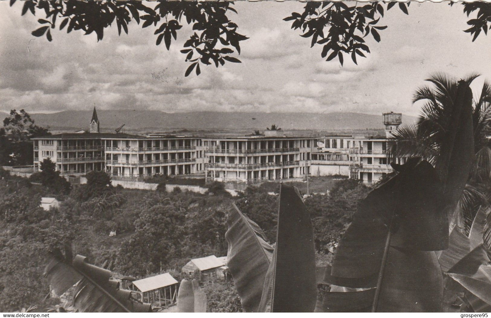 POINTE A PITRE L'HOPITAL GENERAL DANS SON ECRIN DE VERDURE VU DE BERBUS - Pointe A Pitre