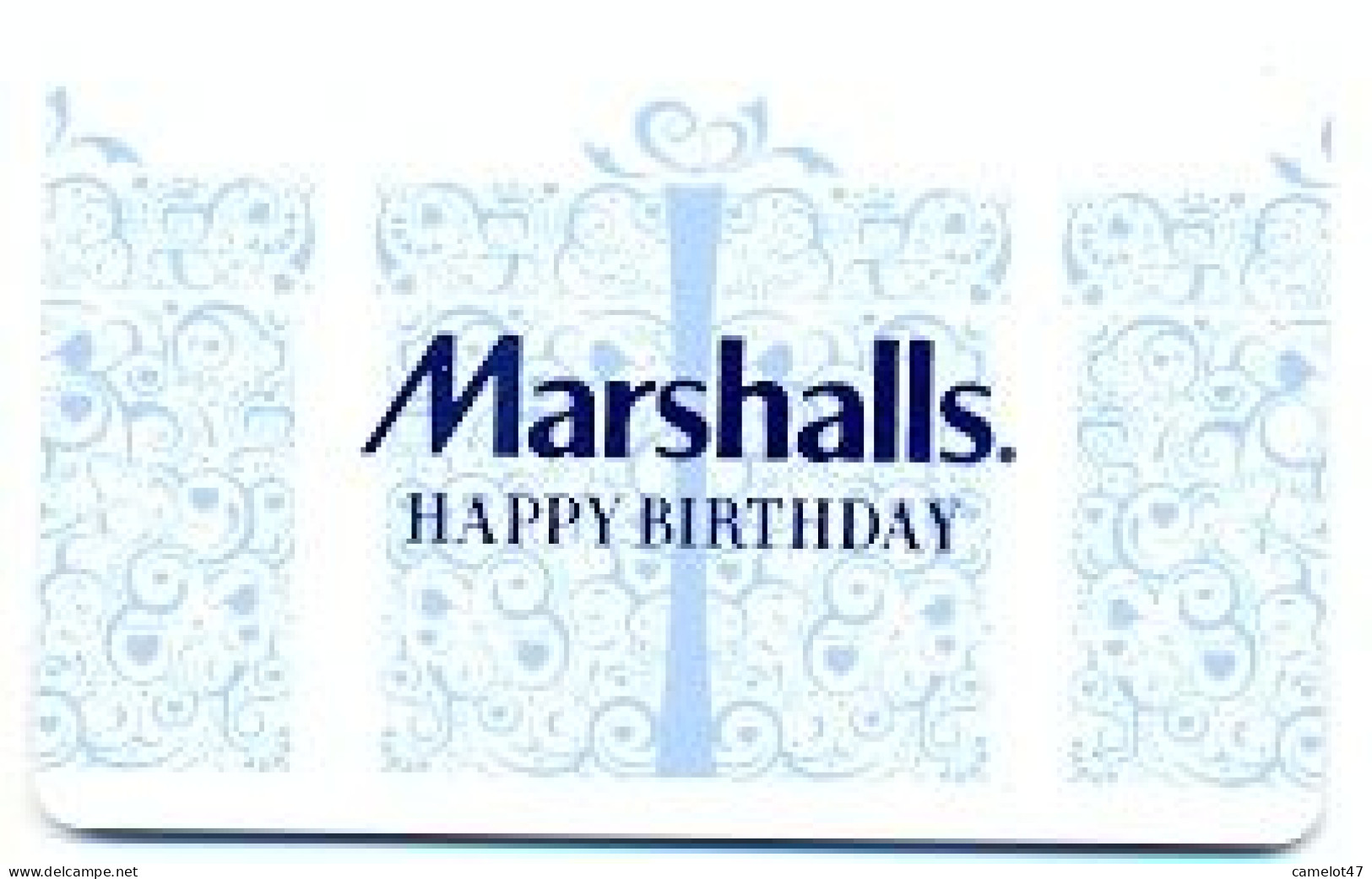 Marshalls, U.S.A., Carte Cadeau Pour Collection, Sans Valeur, # Marshalls-78 - Gift And Loyalty Cards