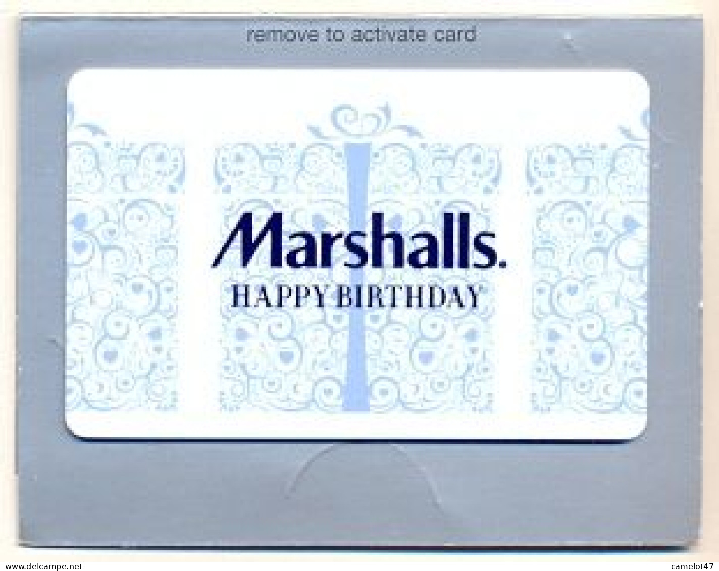 Marshalls, U.S.A., Carte Cadeau Pour Collection, Sans Valeur, # Marshalls-78a - Treuekarten