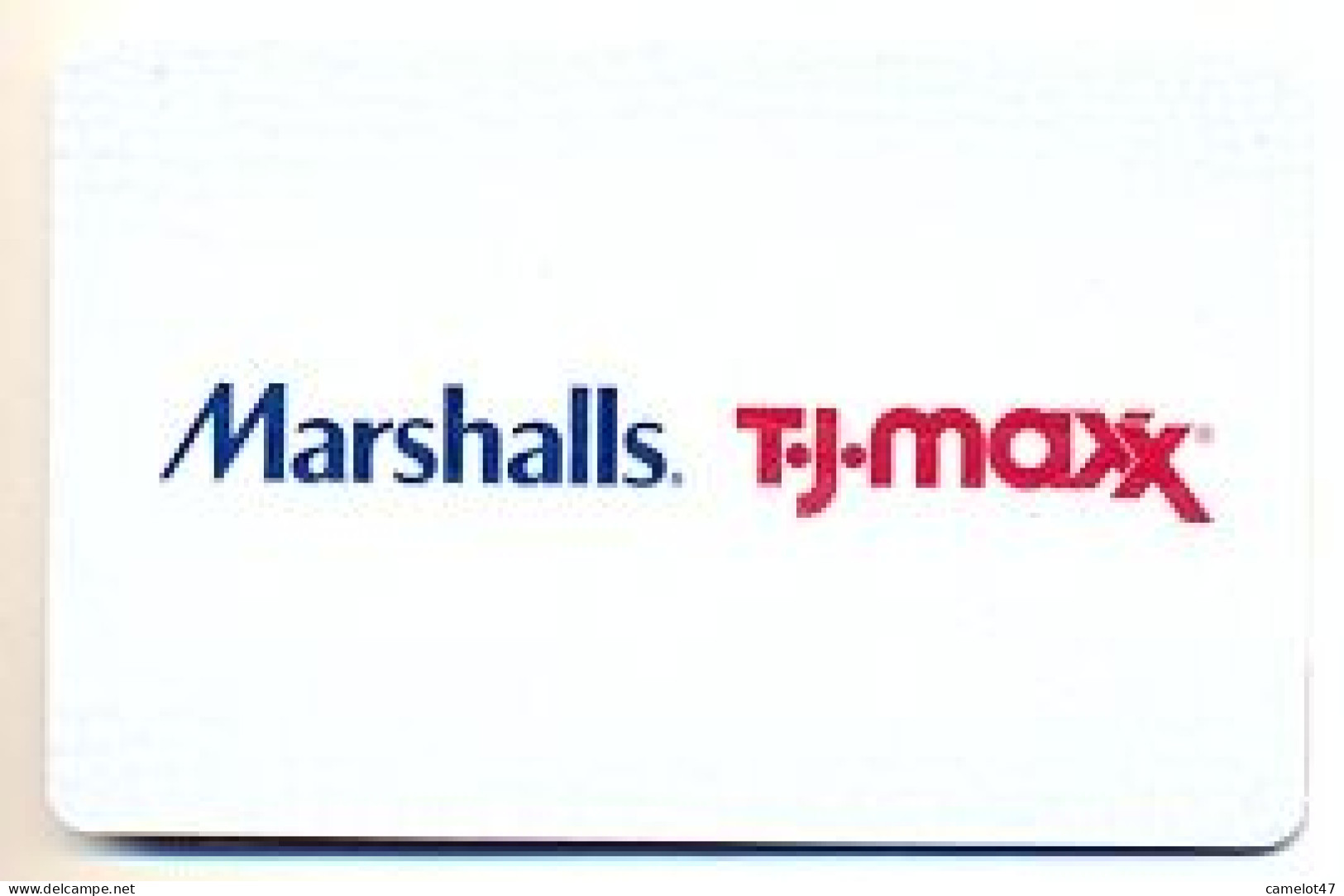 Marshalls / T-J-Maxx, U.S.A., Carte Cadeau Pour Collection, Sans Valeur, # Marshalls-79 - Gift And Loyalty Cards