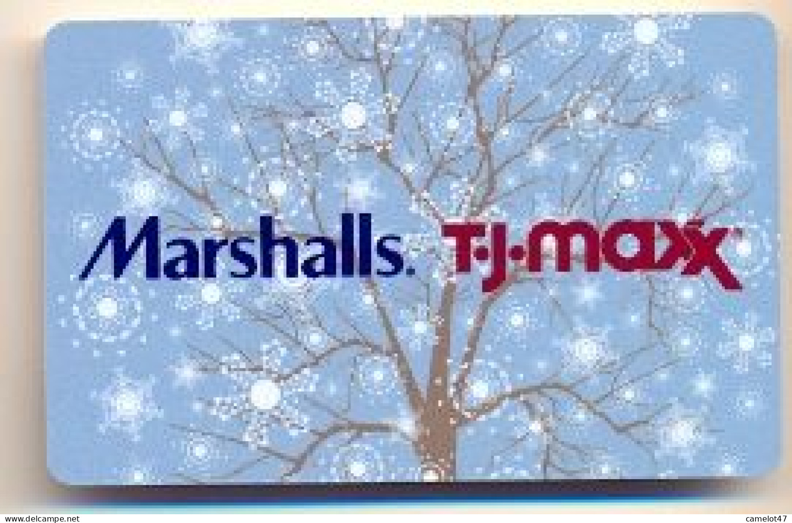 Marshalls / T-J-Maxx, U.S.A., Carte Cadeau Pour Collection, Sans Valeur, # Marshalls-80 - Gift And Loyalty Cards