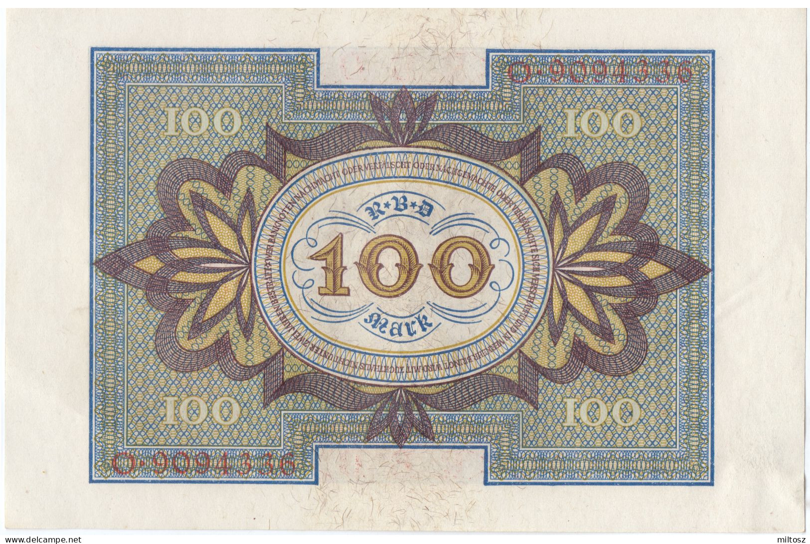 Germany 100 Mark 1920 (7 Digits) - 100 Mark