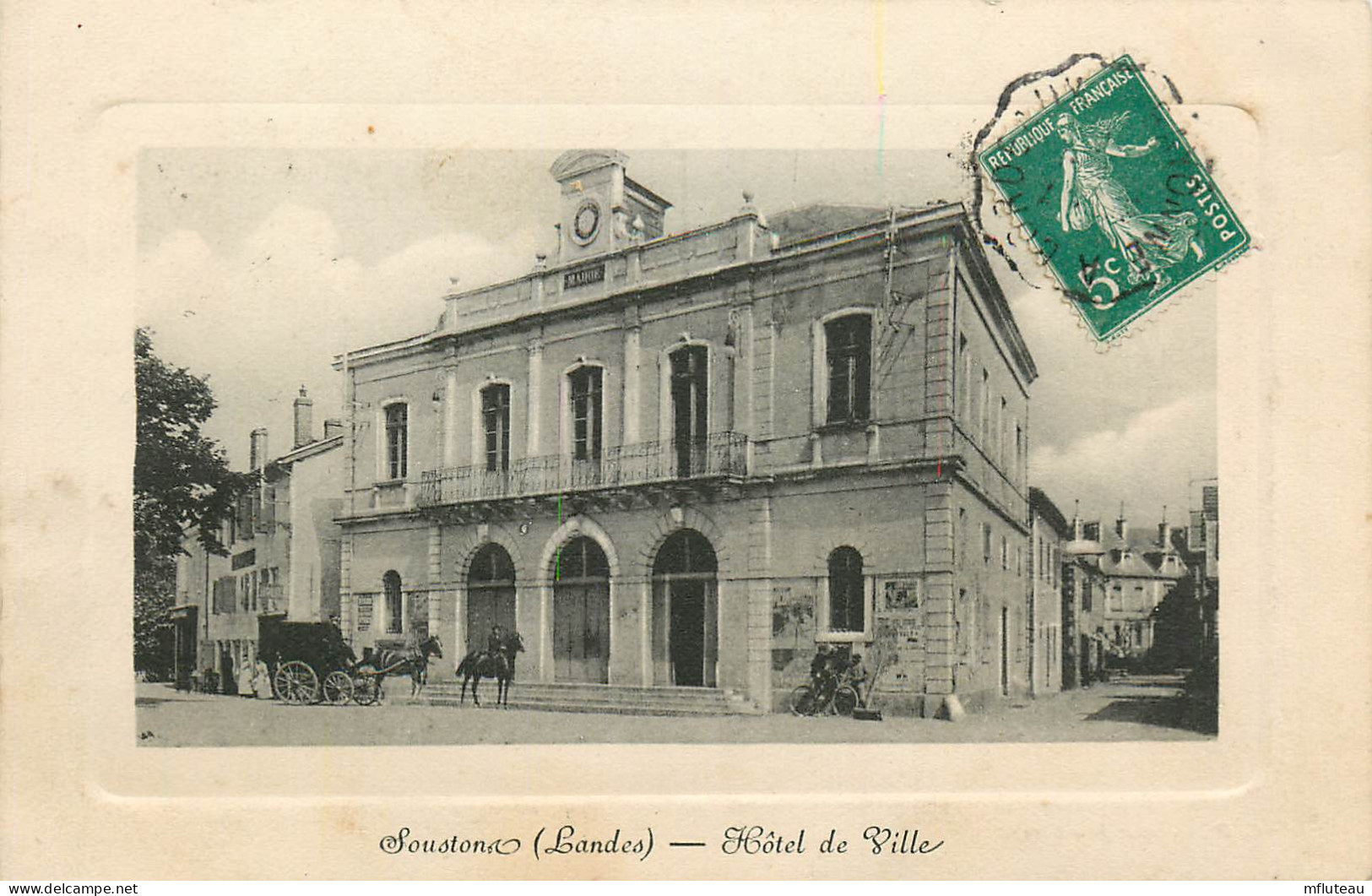 40* SOUSTONS  Hotel De Ville       RL23,1931 - Soustons