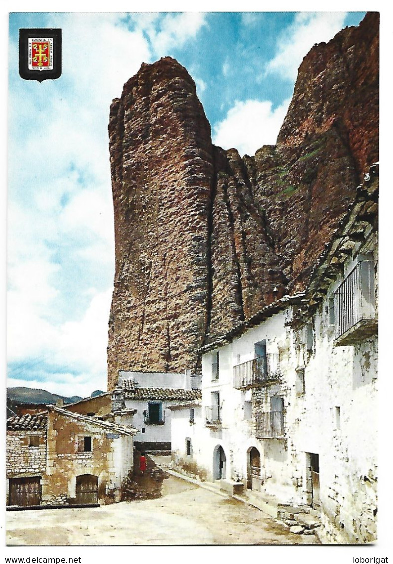 UN ASPECTO DE LOS MALLOS / MALLOS ASPECTS.- PIRINEO ARAGONES.- RIGLOS - HUESCA.- ( ESPAÑA ) - Huesca