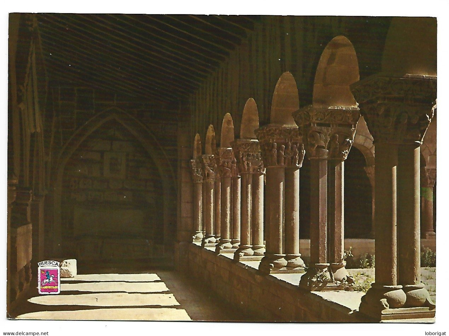 CLAUSTRO DE SAN PEDRO EL VIEJO / THE SAN PEDRO EL VIEJO CLOISTER.-  HUESCA.- ( ESPAÑA ) - Huesca