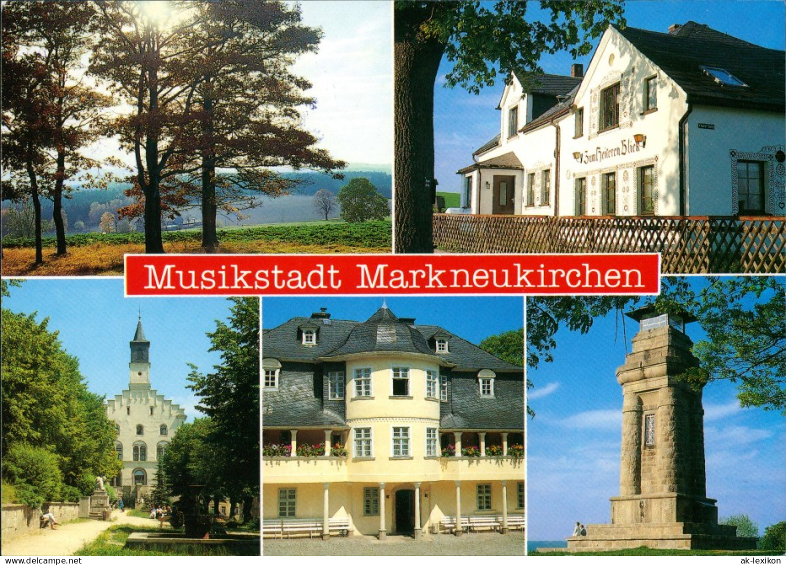 Landwüst-Markneukirchen Stadtteilansichten  Gaststätte Zum Heiteren Blick  2000 - Markneukirchen