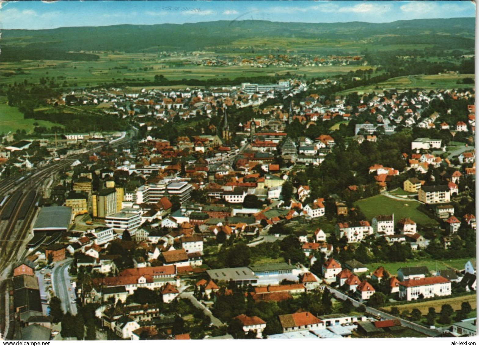 Lichtenfels (Bayern) Luftaufnahme Gesamtansicht Vom Flugzeug Aus 1981 - Lichtenfels
