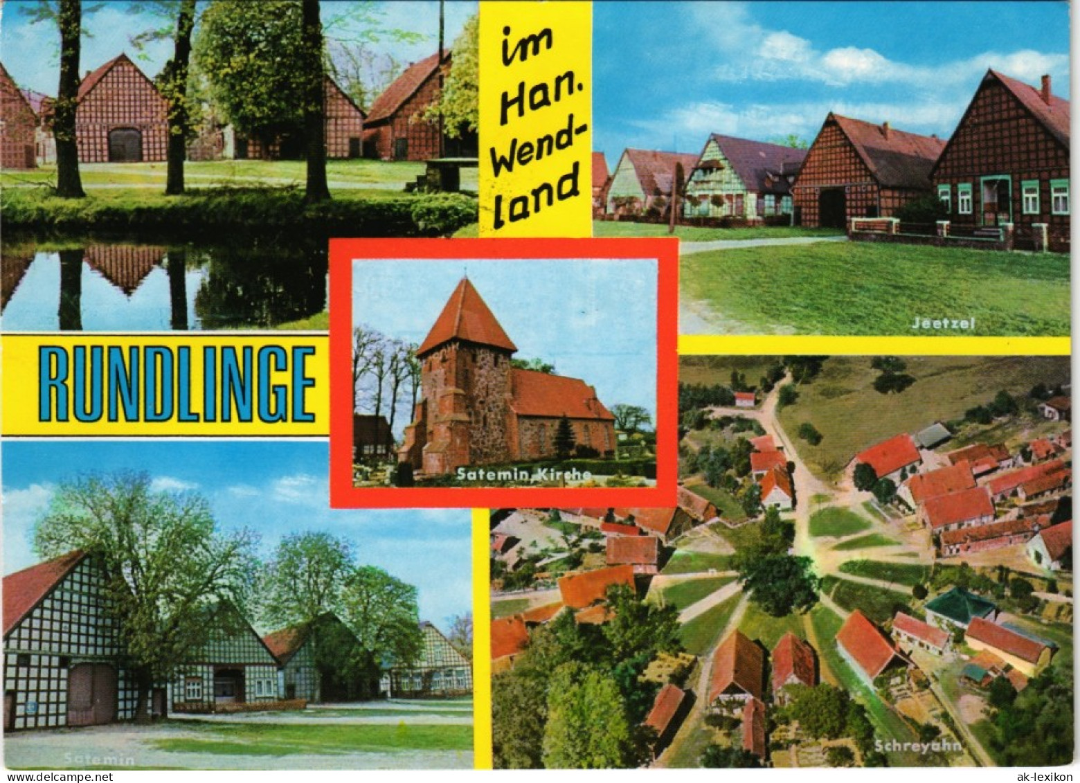 Jeetzel-Lüchow (Wendland) Runddorf Rundlinge Im Wendland, Ua. Schreyahn 1989 - Luechow
