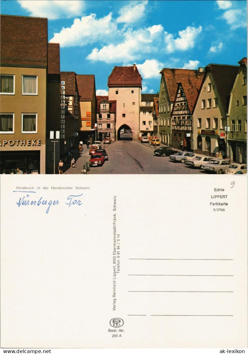 Ansichtskarte Hersbruck Ratsapotheke - Straße 1978 - Hersbruck