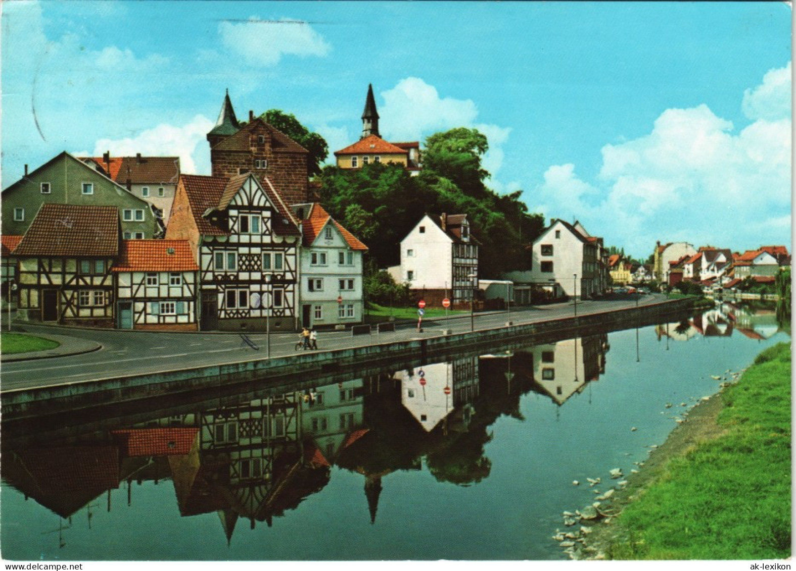 Ansichtskarte Eschwege Häuser Partie An Der Werra 1980 - Eschwege