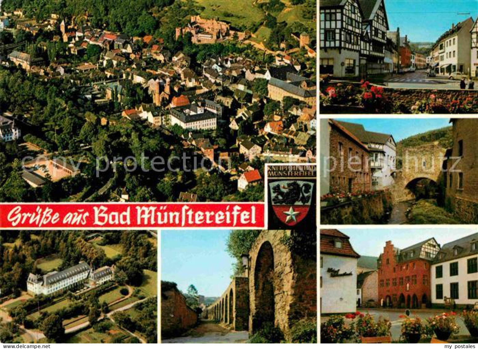 72662138 Bad Muenstereifel Fliegeraufnahme Stadttor Schloss Bad Muenstereifel - Bad Muenstereifel