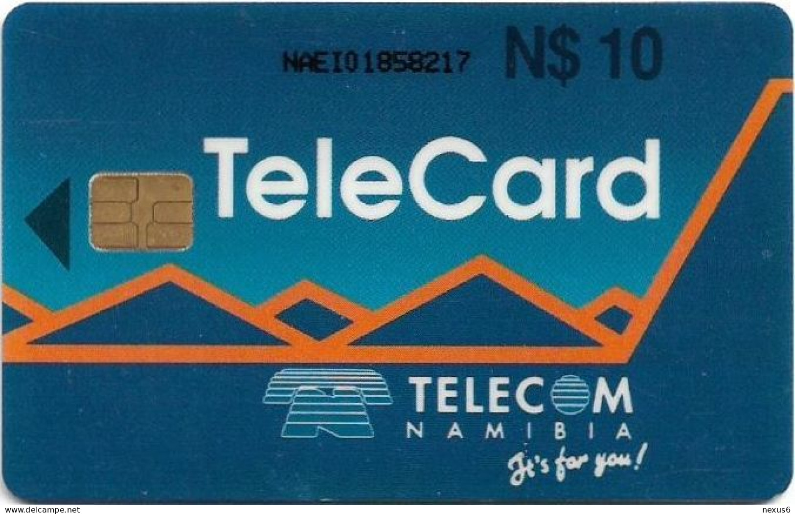 Namibia - Telecom Namibia - Christuskirche, Chip Siemens S30, (Cn. NAEIxxxxxxxx), 10$, Used - Namibie