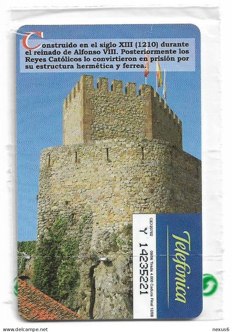 Spain - Telefónica - Castillos Con Historia - San Vicente De La Barquera - P-593 - 09.2006, 3€, 4.000ex, NSB - Emisiones Privadas